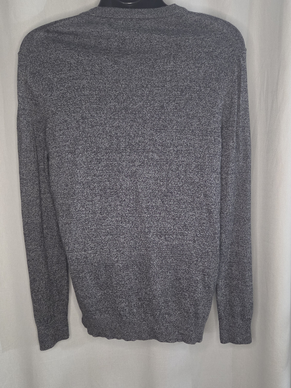 Banana Republic Men's V-Neck Sweater - Charcoal Gray Size Large - Picture 2 of 7